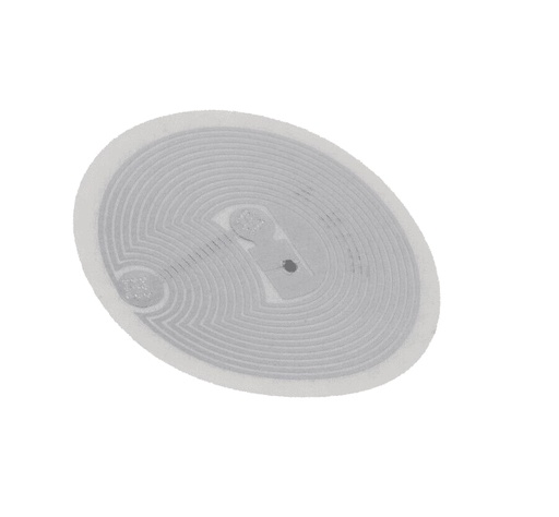 [H60085] RFID klistermærke - ISO1443A, 13,56MHz, Ø25mm