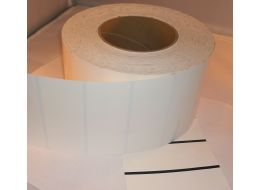 [H28661] Hyldeforkant etiketrulle - 90x38,1mm, 76m (kerne 76mm)