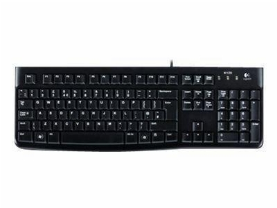 [H28052] K120 standard tastatur - Nordic, USB interface, Sort