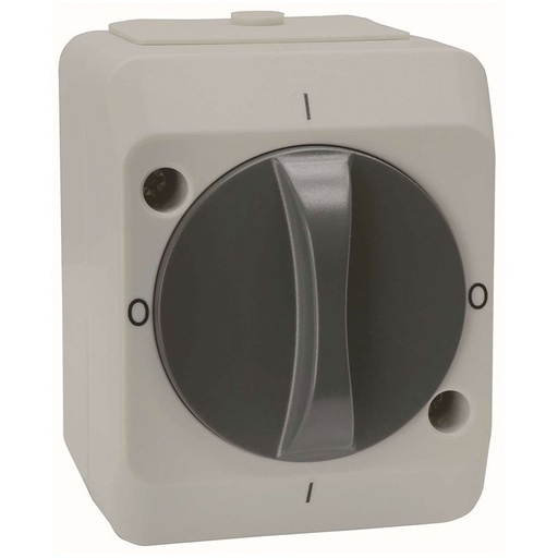 [1893310] Kapslet drejeafbryder IP44 - grå