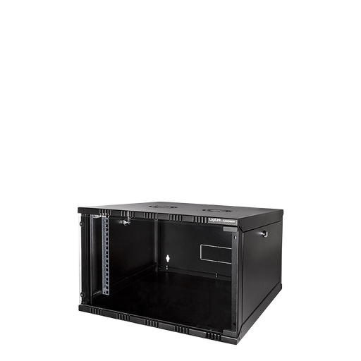 [H41973] 19" væg-rackskab - 6U B540xD400mm, Sort