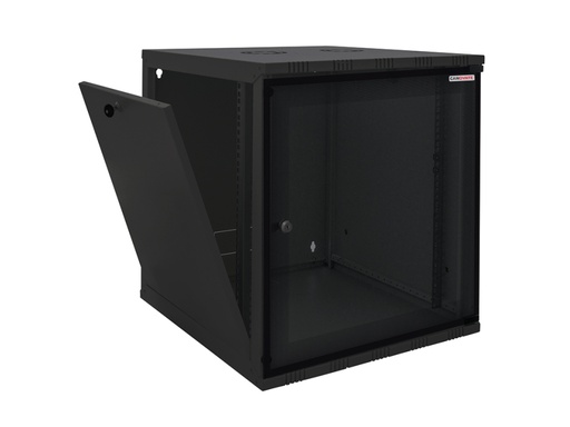 [H41990] 19" væg-rackskab - 15U B540xD550mm, Sort