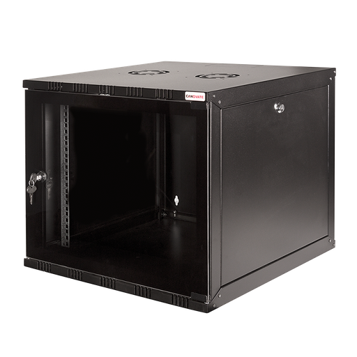 [H59092] 19" væg-rackskab - 15U 540x550mm (SOHO), Sort