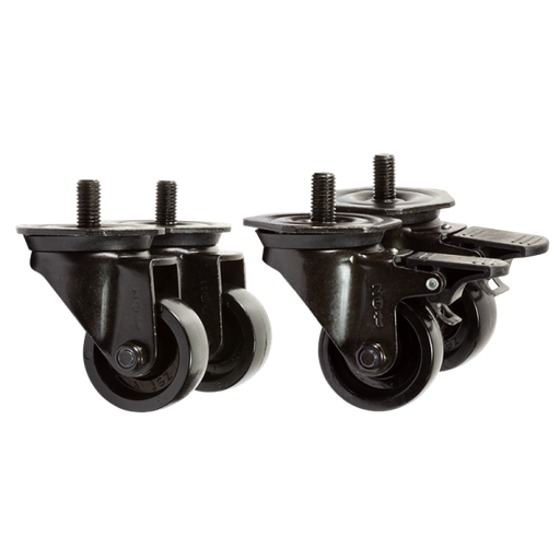 [H60494] Hjul til 19" rackskabe - Maks. 600kg (4 stk.)