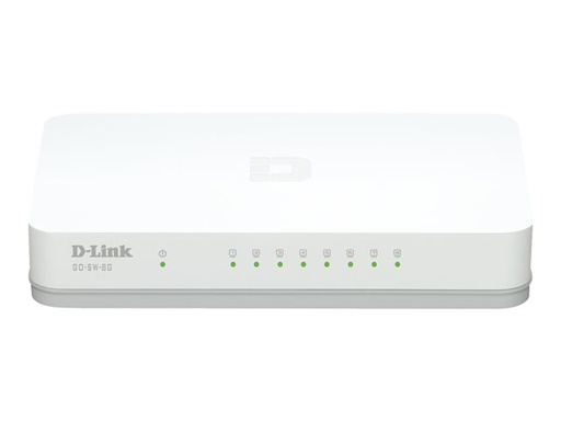 [H32658] Gigabit Ethernet switch - 8 porte, 1000Mbps, Hvid (uskærmet)