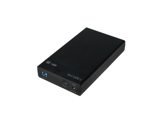 [H41940] Ekstern 3,5" HDD kabinet - USB 3.0 / SATA, Sort (toolless)
