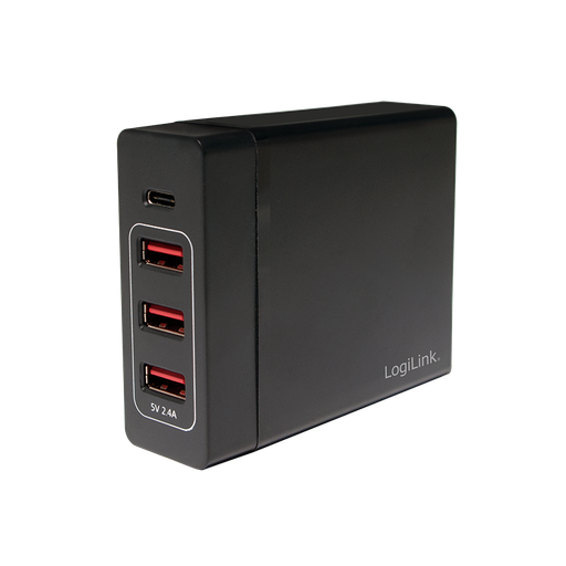 [H55110] USB bordoplader - 3xUSB-A, 1xUSB-C, 72W