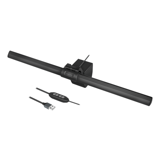 [H59118] Clip-on LED skærmlampe - 3 farvetemperaturer, 120°, USB