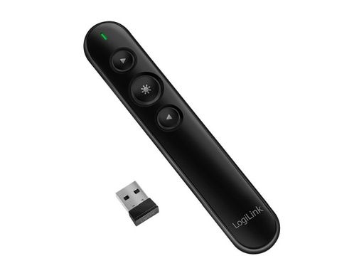 [H59645] Trådløs USB presenter m. laser pointer - 2,4GHz, 10m