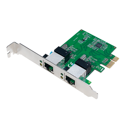 [H54498] PCI-Express kort - 2 port Gigabit LAN