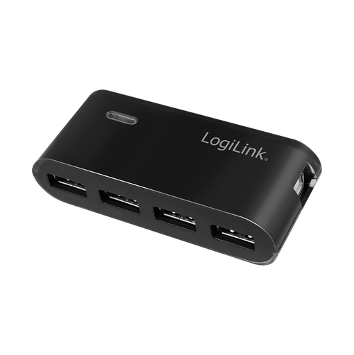 [H25565] USB 2.0 HUB - 4 porte, inkl. 2A strømforsyning