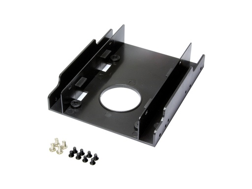 [H41519] HDD/SSD monteringskit - 2,5" til 3,5" kabinet (dobbelt)