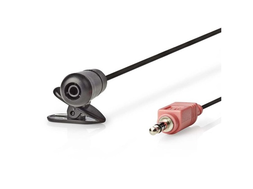 [H24971] Clip-on mikrofon m. 3,5mm stereo JACK