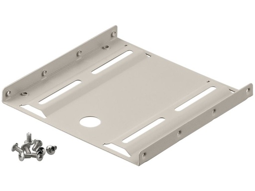 [H46506] HDD/SSD mont. adapterplade - 2,5" til 3,5" Beige (enkelt)