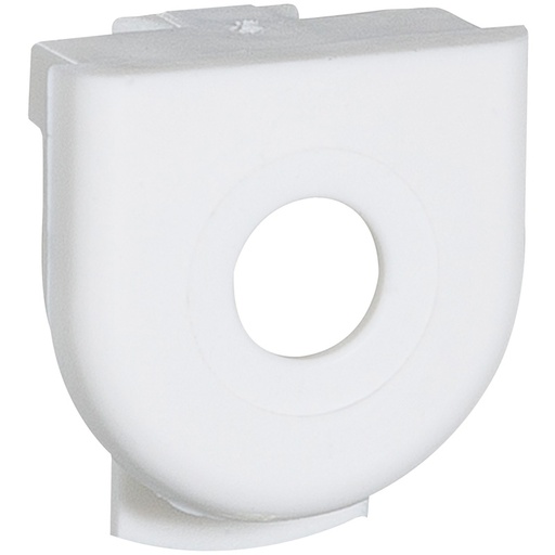 [1017037887] Plasttylle for rund kabel hvid