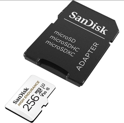 [H61237] High Endurance microSDXC kort - 256GB Video Class V30 (U3)