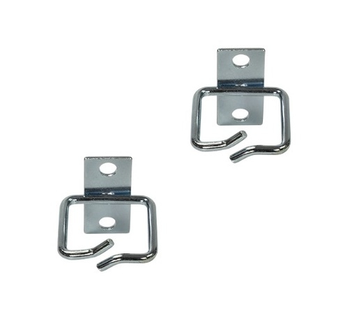 [H61121] Kabelføringsring til 19" rack - 40x40mm, stål (2 stk.)