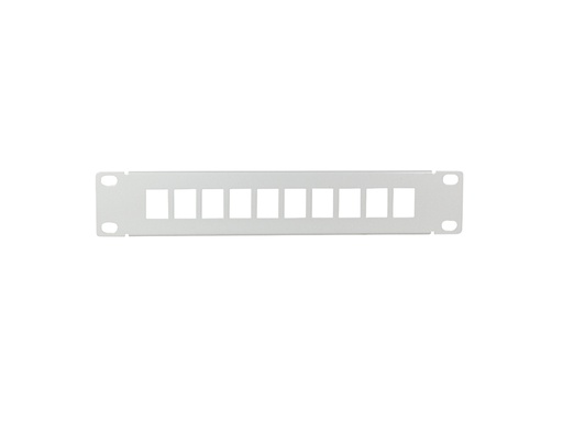 [H41517] 10" patch panel - 10 x Keystone, Grå