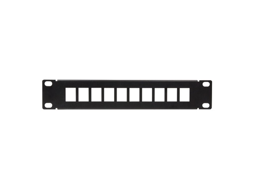 [H41518] 10" patch panel - 10 x Keystone, Sort