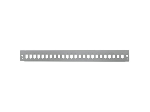[H41645] 19" Patch panel - 1U, 24 x LC-Duplex/SC-Simplex udtag, Grå