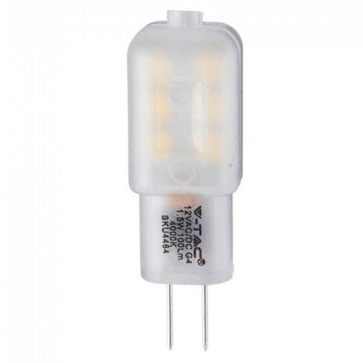 [201240] 1,5W (10W) LED stiftpære G4 3000K 100Lm 300° (A+)