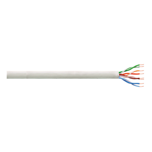 [H41597] Cat6 Installationskabel, U/UTP, CCA, Grå (305m)