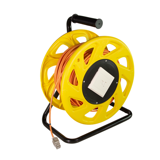 [H37948] Netværkskabeltromle - CAT6a S/FTP Orange (60m)