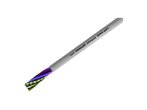[H56070] Multikabel - 12x0,25mm² trådet, Ø7mm Grå (metervare)