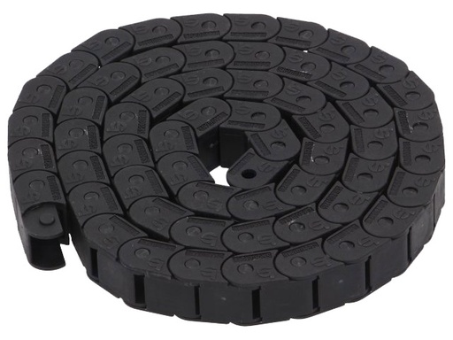 [H34648] Kabelkæde - Indvendig: B25xH12mm, bøjningsradius: 30mm (1m)