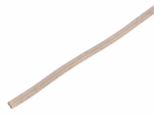 [H63452] Isolerende rør, glasfiber - Beige -30÷155°C Øi:0,5mm (10m)