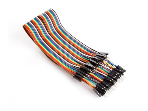 [H35387] Jumper ledning - Han/han, til breadboard, 40 ledere (30cm)