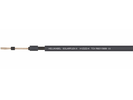 [H62147] SOLARFLEX®-X Solcellekabel - 6mm², Ø6,2mm, Sort (metervare)
