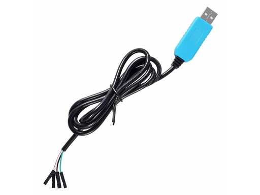 [H45438] USB 2.0 til UART TTL konverterkabel - A han til 4P hun (1m)