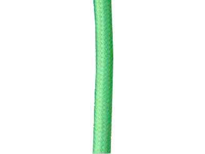 [H34530] Stofledning - 2 x 0,75mm², LYS MINTGRØN (metervare)