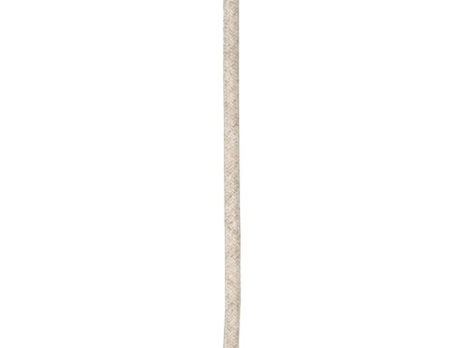 [H59926] Stofledning - 2 x 0,75mm², Natur, LINNED (3m)