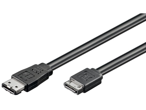 [H44934] HDD eSATA kabel - 6Gbit/s, SATA L hun til eSATA I hun (2m)