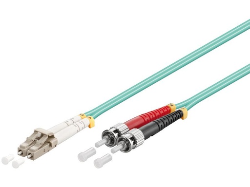 [H44756] Fiberoptisk netværkskabel LC-ST multimode OM3 (1m)