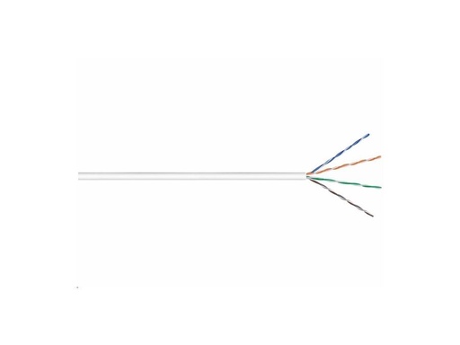 [H46051] UTP netværkskabel - CAT6, massiv CCA, HVID (305m box)