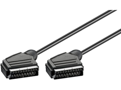 [H45623] SCART kabel - SCART han til SCART han, fuld skærmet (2m)