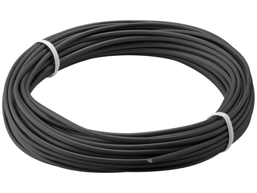 [H45209] Monteringsledning - 0,14mm² trådet, Sort (10m)