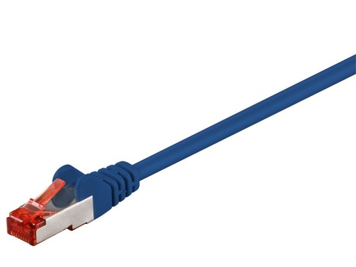 [H45356] S/FTP netværkskabel - CAT6 PiMF, Blå (1,5m)