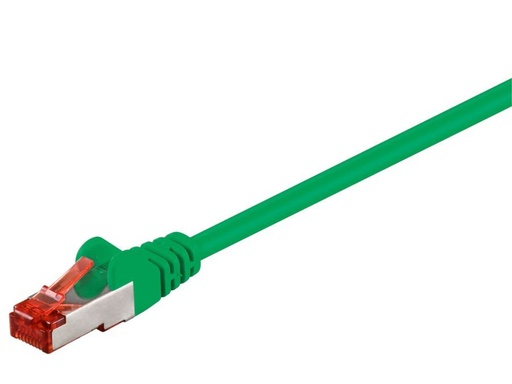 [H45367] S/FTP netværkskabel - CAT6 PiMF, Grøn (1m)