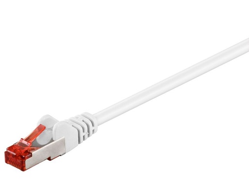 [H45388] S/FTP netværkskabel - CAT6 PiMF, Hvid (1,5m)