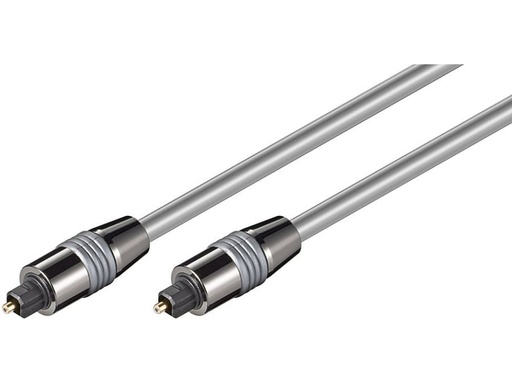 [H45257] Optisk kabel - 2 x TOSLINK han, Ø6mm (3m)