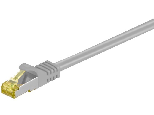 [H46396] S/FTP netværkskabel - CAT7, PiMF, Halogenfri, Grå (0,25m)