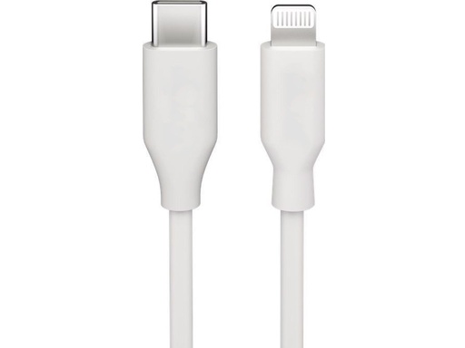 [H47077] USB 2.0 kabel - USB-C han til Lightning han, Hvid (1m)
