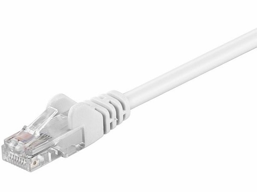 [H36896] UTP netværkskabel - CAT5E, 2 x RJ45, Hvid (0,5m)