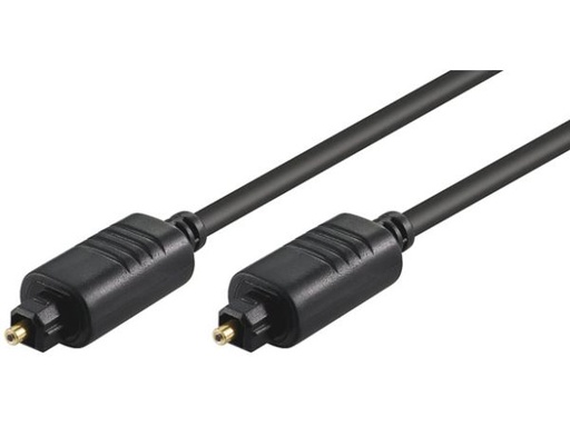 [H33249] Optisk kabel - 2 x TOSLINK han, Ø5mm (1,5m)