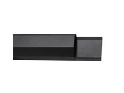 [H31125] Alu. kabelkanal - 50 x 1100mm, SORT