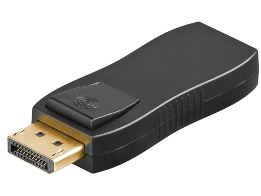 [H29966] DisplayPort adapter - DP han til HDMI hun, Sort
